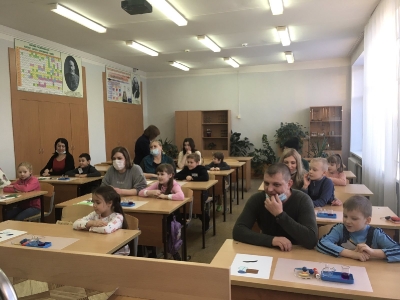 Занятие с будущими первоклассниками 