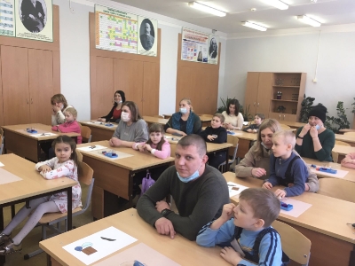 Занятие с будущими первоклассниками 
